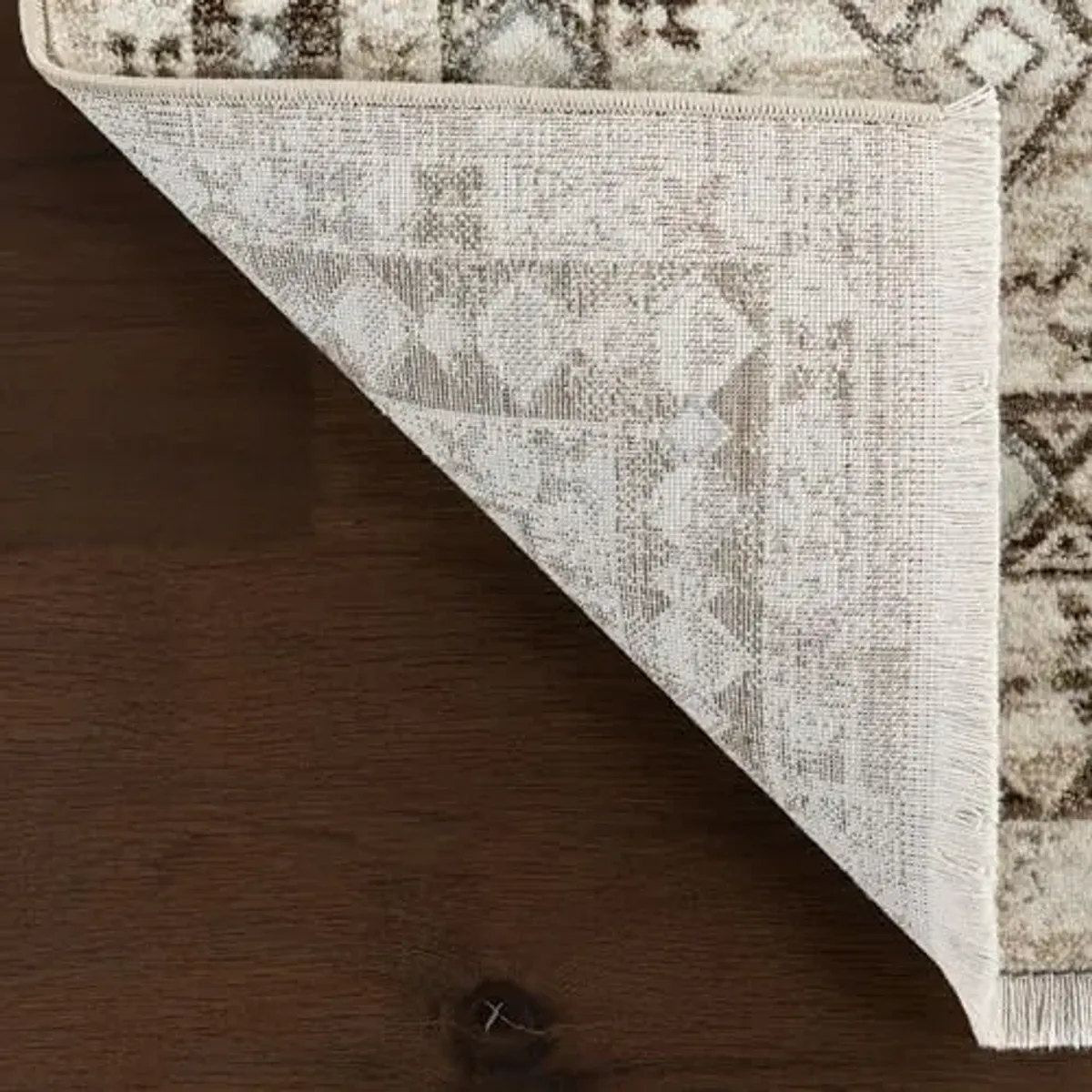 Nuloom Fringed Performance Vanesa Light Brown/Ivory, 5' x 7'10", Oriental, Soft and Cozy, High Traffic, Stain Resistant, Easy Clean, Durable Area Rug for Bedroom, Living Room, Dining, Den, Entryway