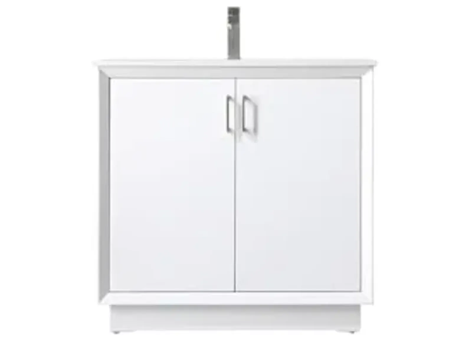 Elegant Lighting 36 Inch Single Bathroom Vanity in White