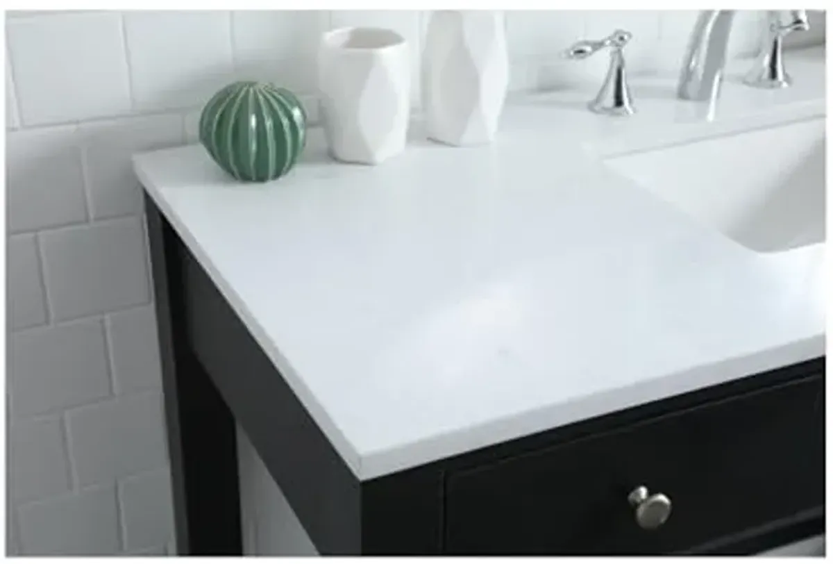 Elegant Lighting 48 Inch Ada Compliant Bathroom Vanity in Grey