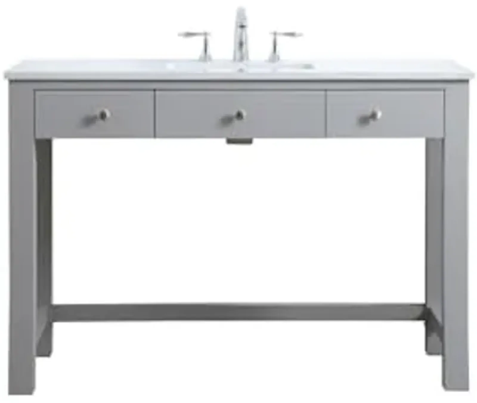 Elegant Lighting 48 Inch Ada Compliant Bathroom Vanity in Grey