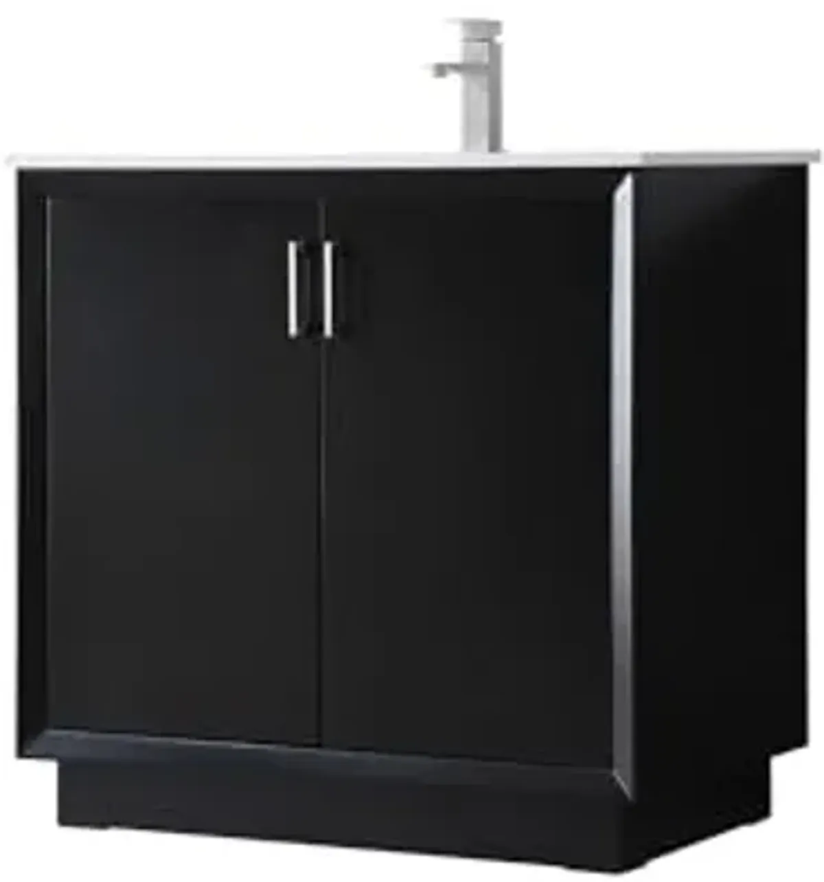 Elegant Lighting 36 Inch Single Bathroom Vanity in Black