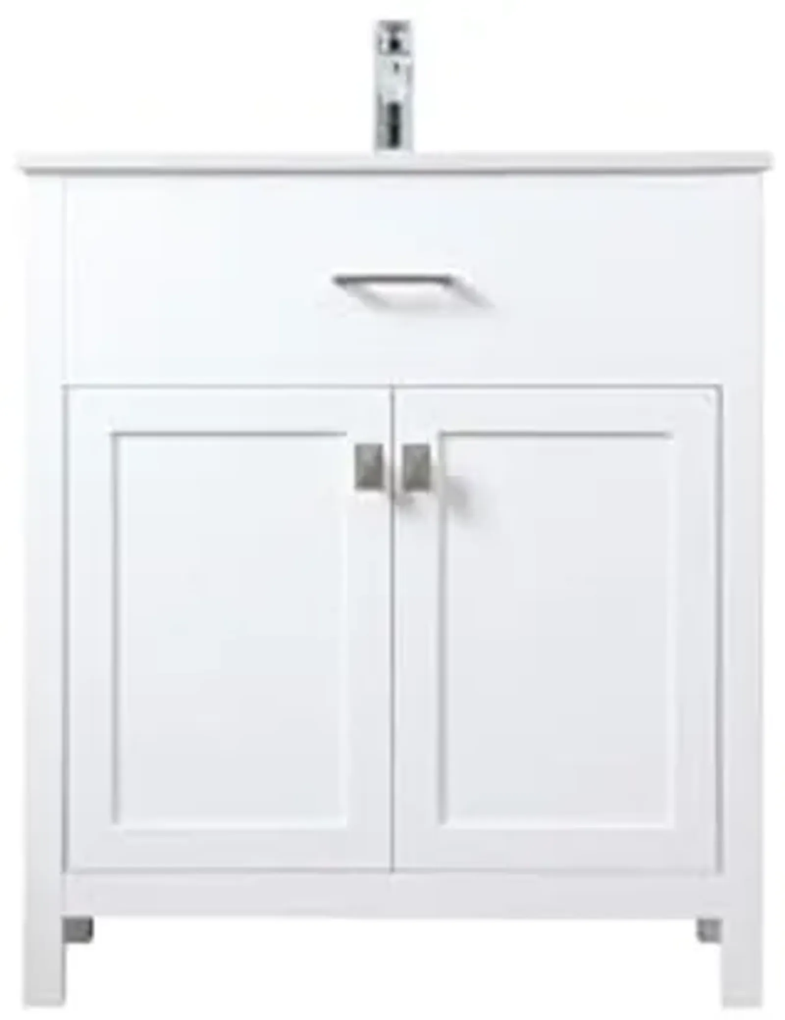 Elegant Lighting 30 Inch Single Bathroom Vanity in White