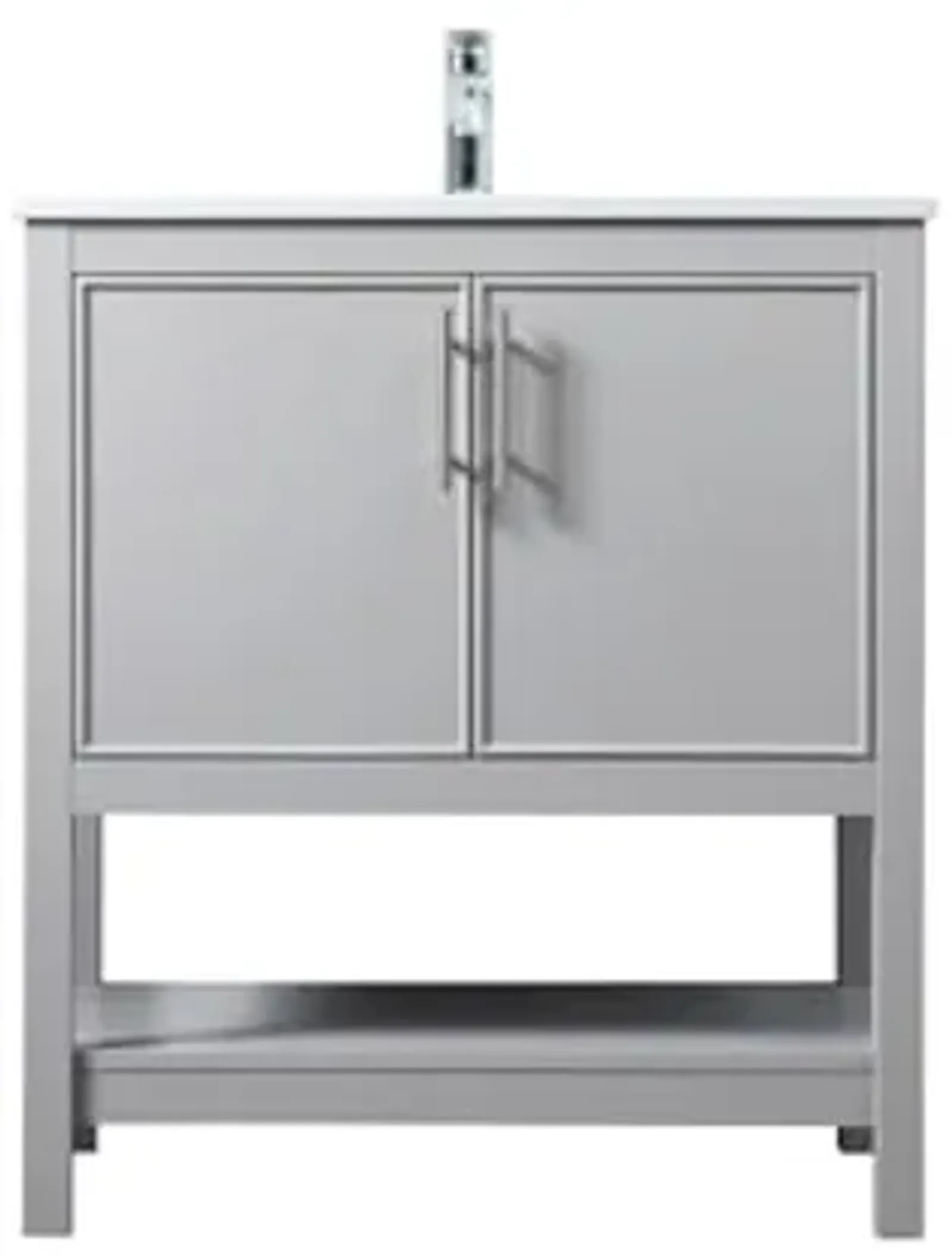 Elegant Lighting 30 Inch Single Bathroom Vanity in Grey