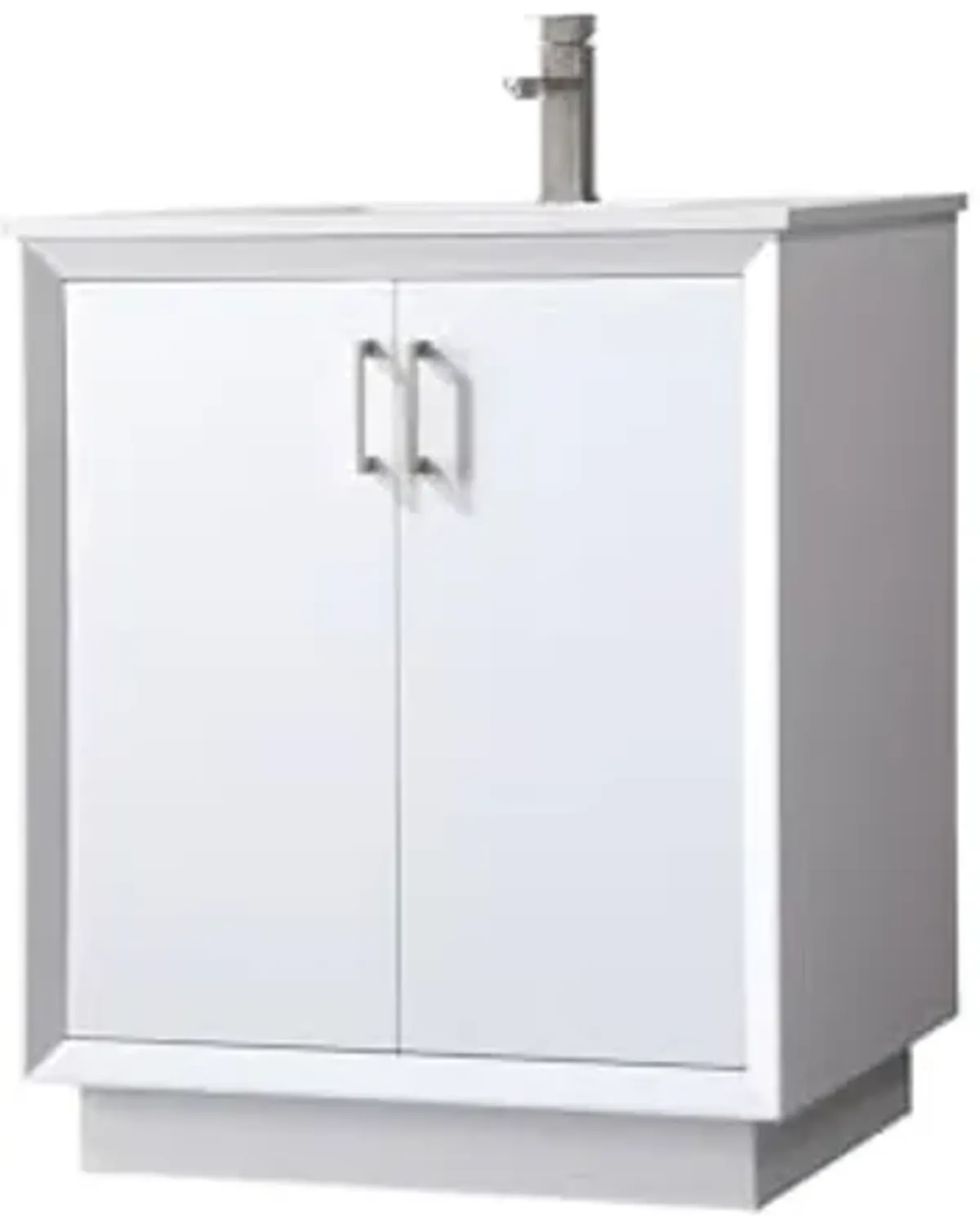 Elegant Lighting 30 Inch Single Bathroom Vanity in White