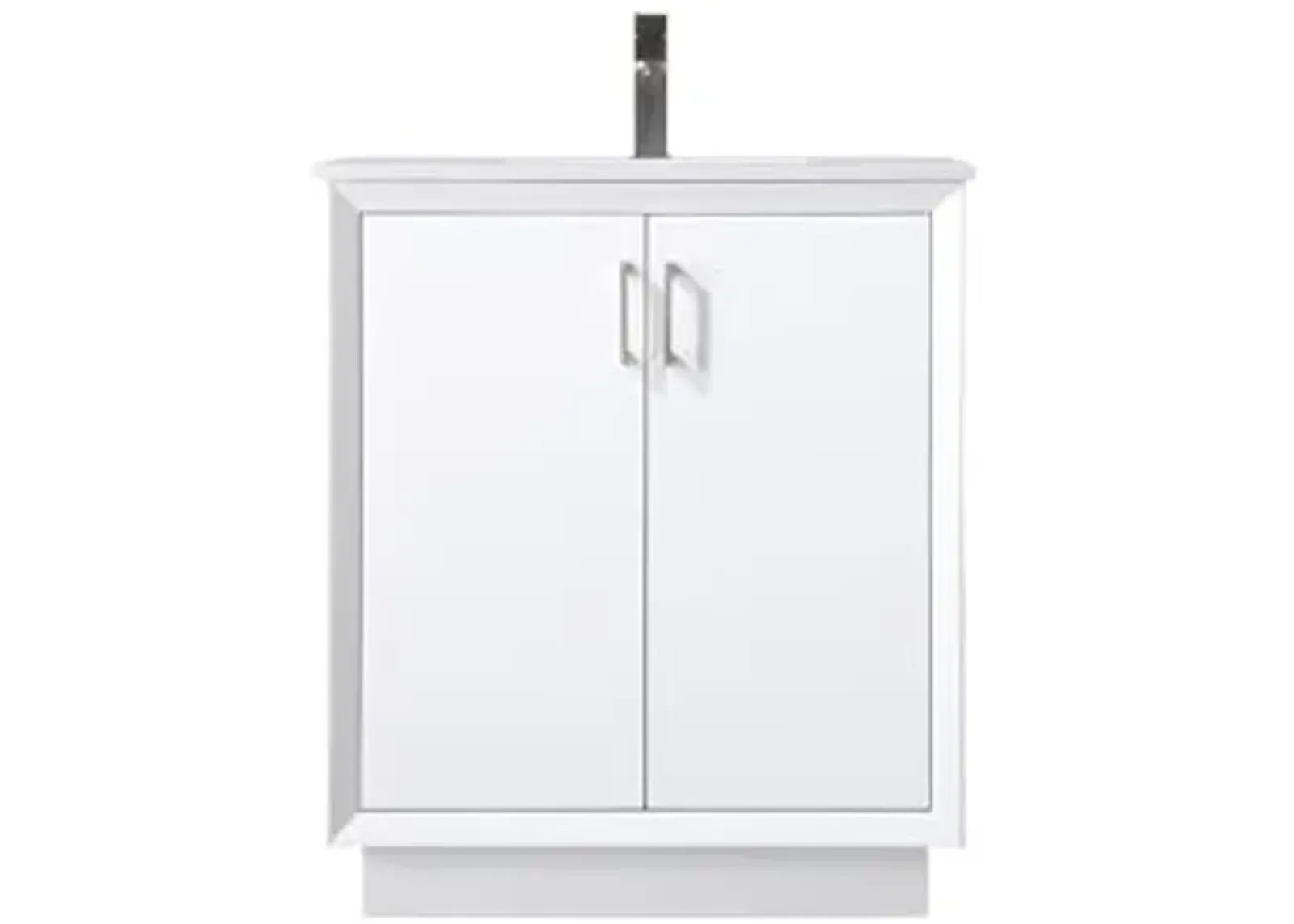 Elegant Lighting 30 Inch Single Bathroom Vanity in White