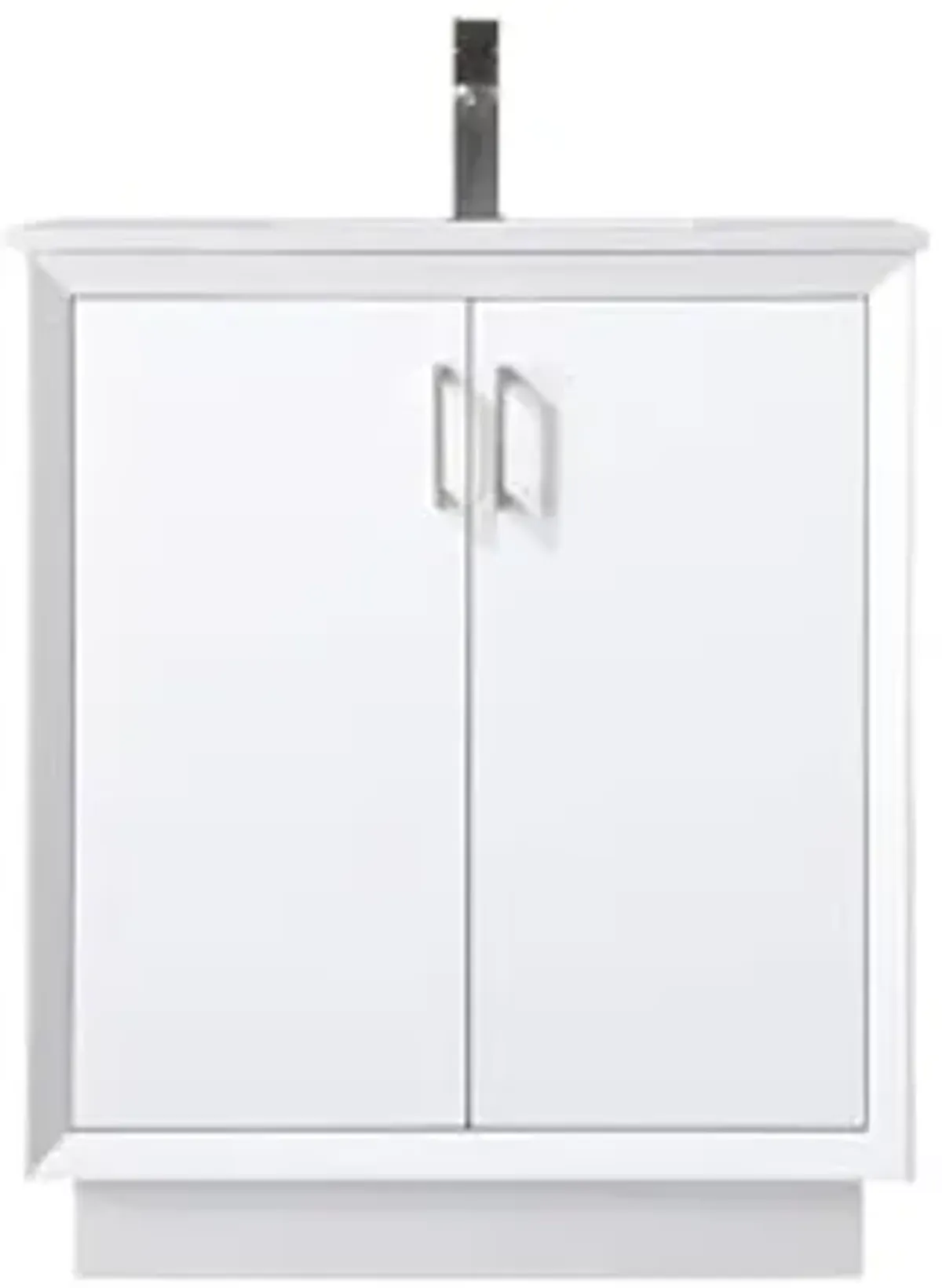 Elegant Lighting 30 Inch Single Bathroom Vanity in White