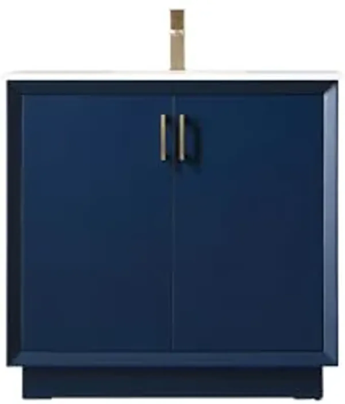 Elegant Lighting 36 Inch Single Bathroom Vanity in Blue