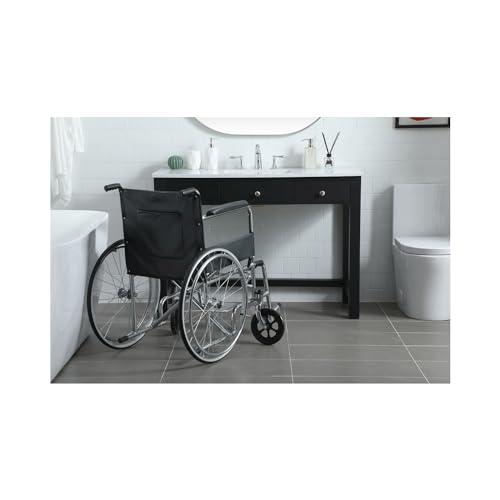 Elegant Lighting 48 Inch Ada Compliant Bathroom Vanity in Black