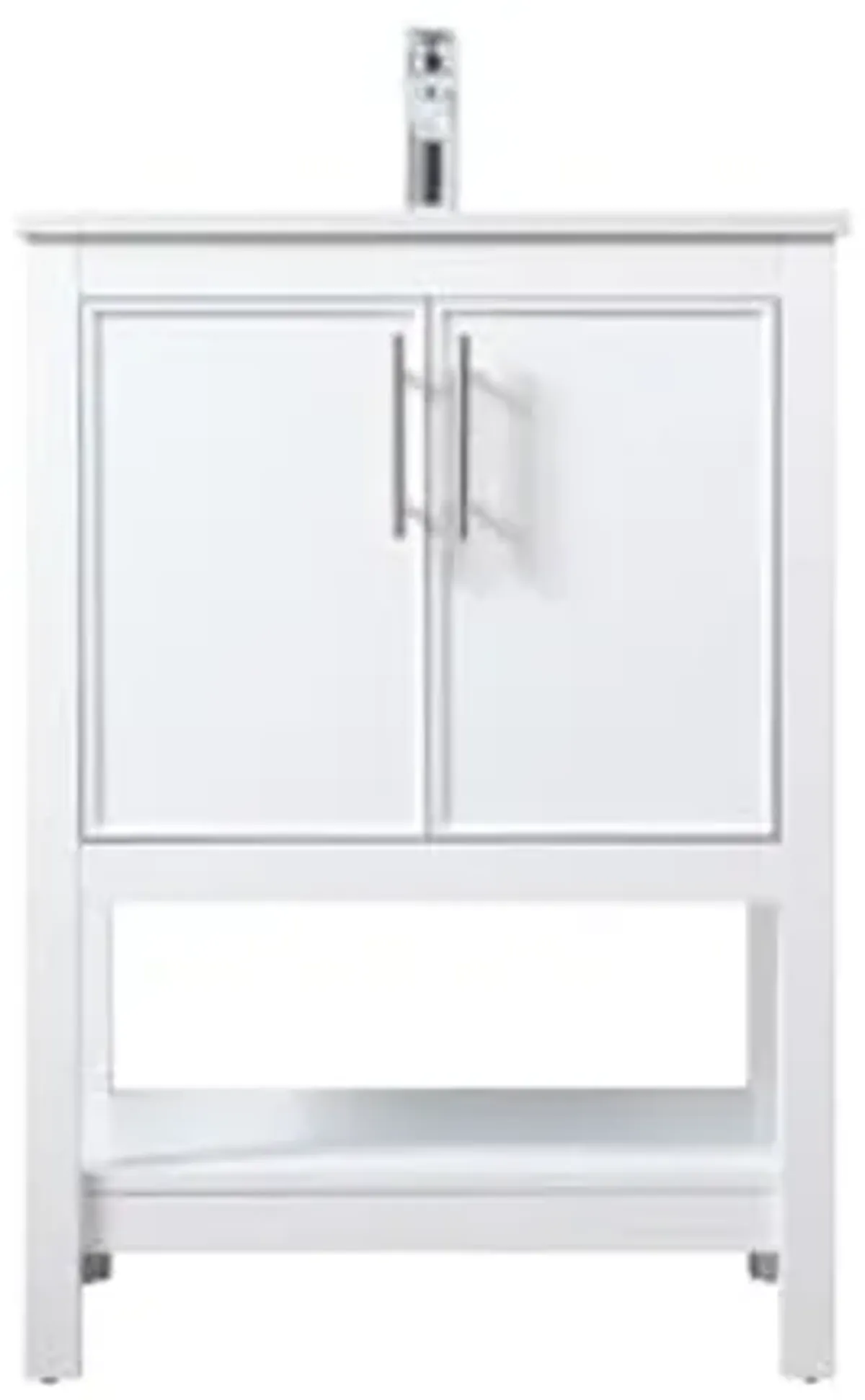 Elegant Lighting 24 Inch Single Bathroom Vanity in White