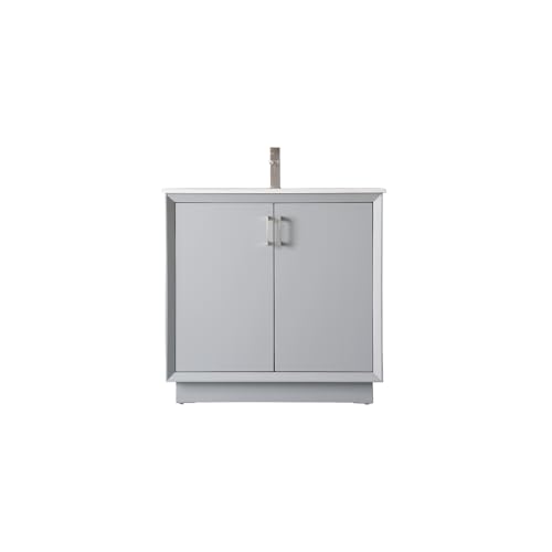 Elegant Lighting 36 Inch Single Bathroom Vanity in Grey