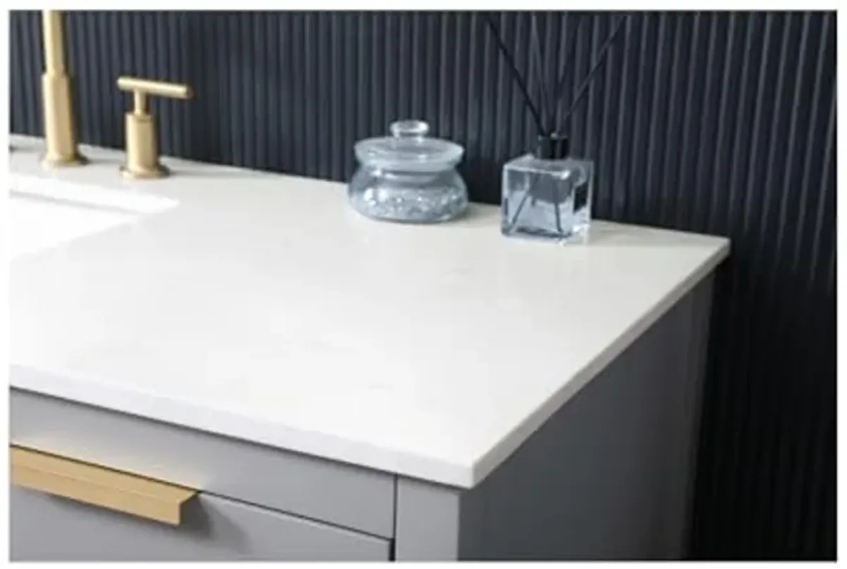 Elegant Lighting 54 Inch Single Bathroom Vanity in Grey