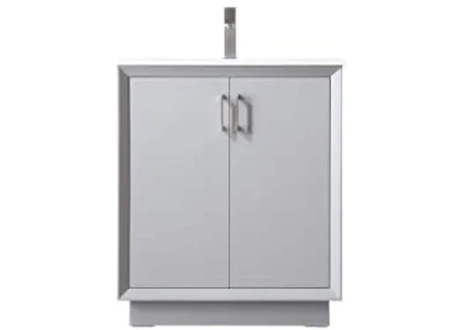 Elegant Lighting 30 Inch Single Bathroom Vanity in Grey