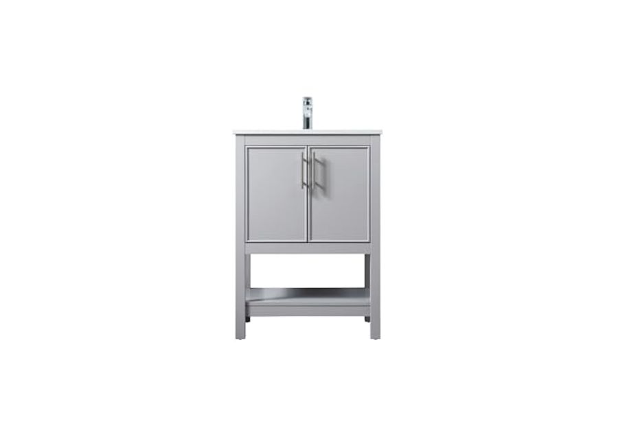 Elegant Lighting 24 Inch Single Bathroom Vanity in Grey