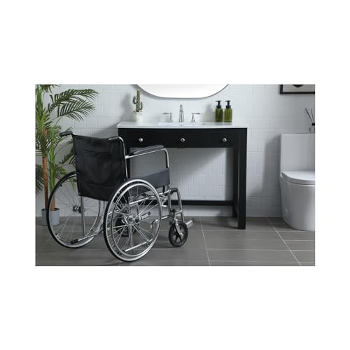 Elegant Lighting 42 Inch Ada Compliant Bathroom Vanity in Black