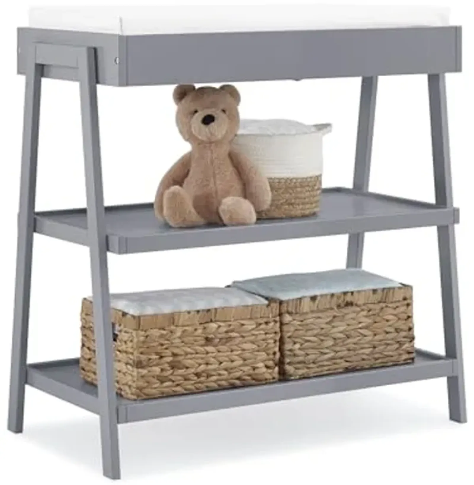 Delta Children Scout Changing Table - Greenguard Gold Certified, Grey