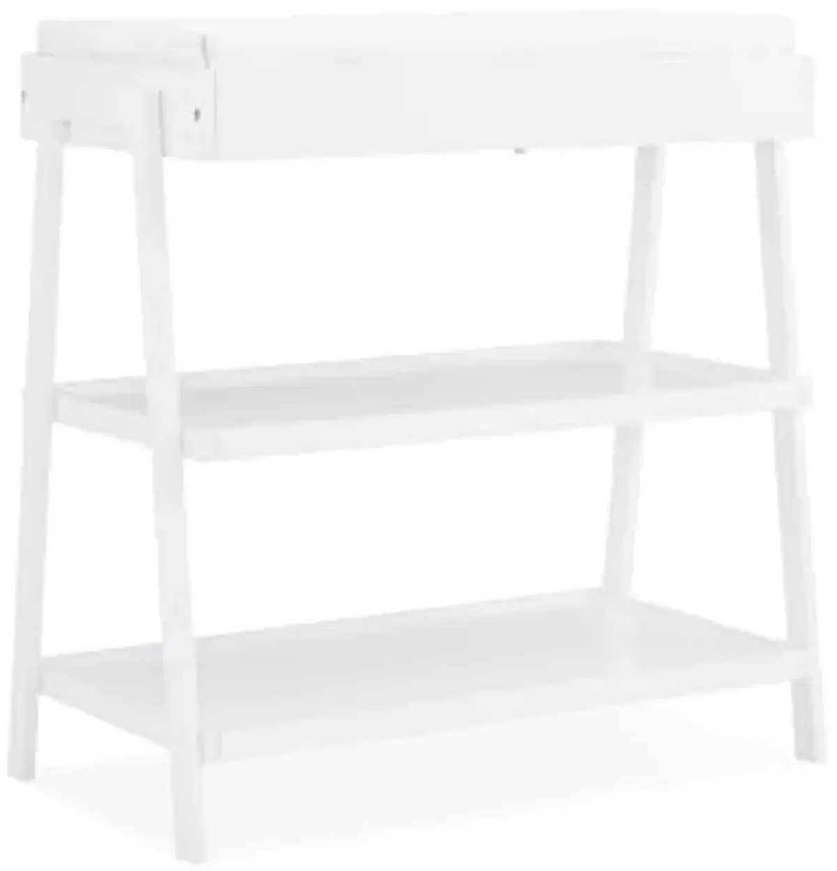 Delta Children Scout Changing Table - Greenguard Gold Certified, Bianca White