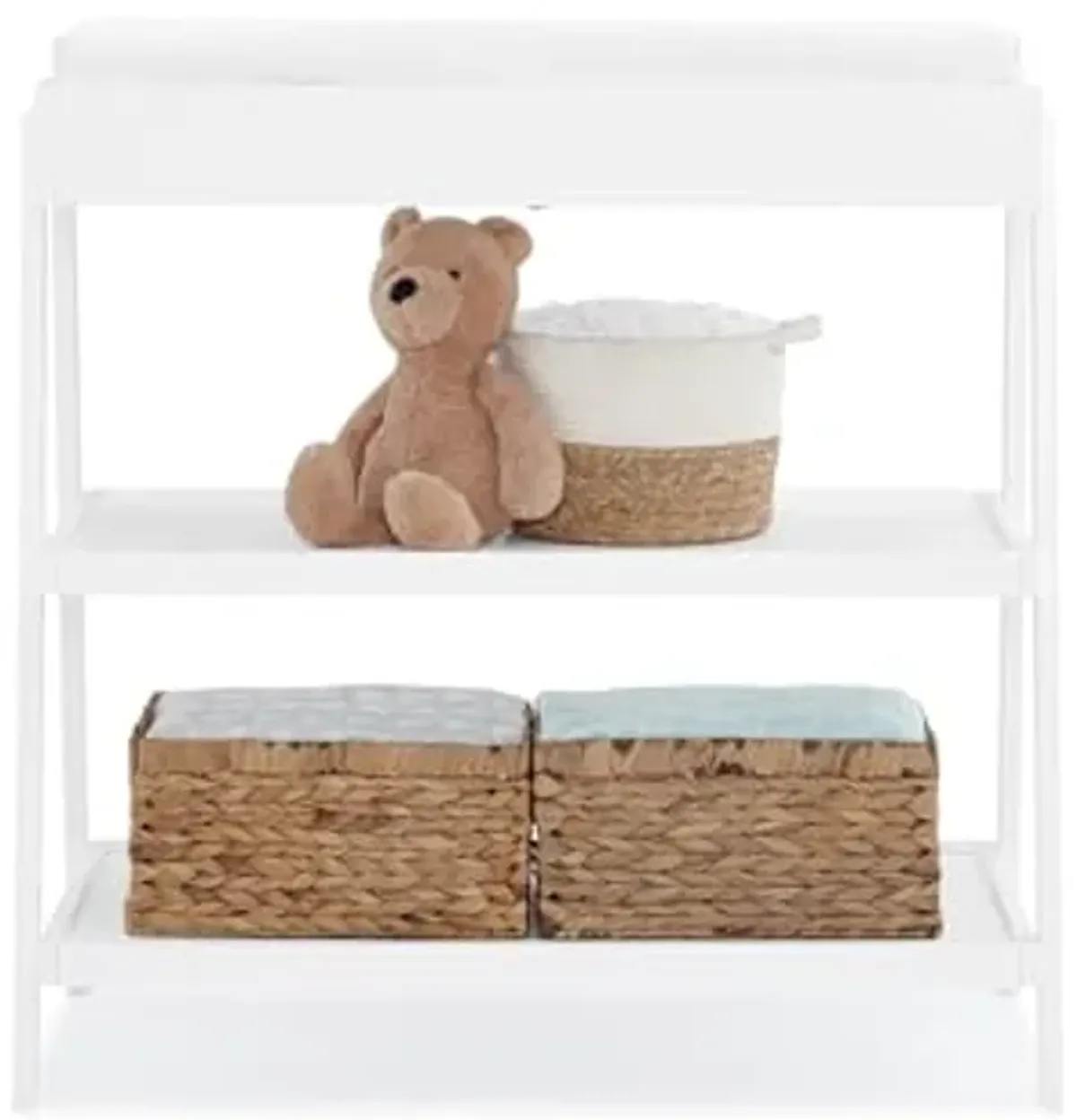 Delta Children Scout Changing Table - Greenguard Gold Certified, Bianca White