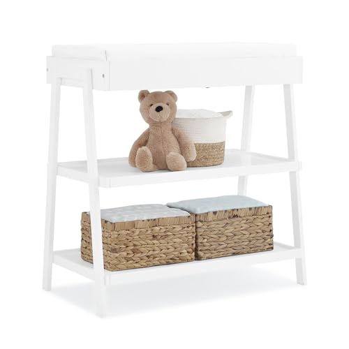 Delta Children Scout Changing Table - Greenguard Gold Certified, Bianca White