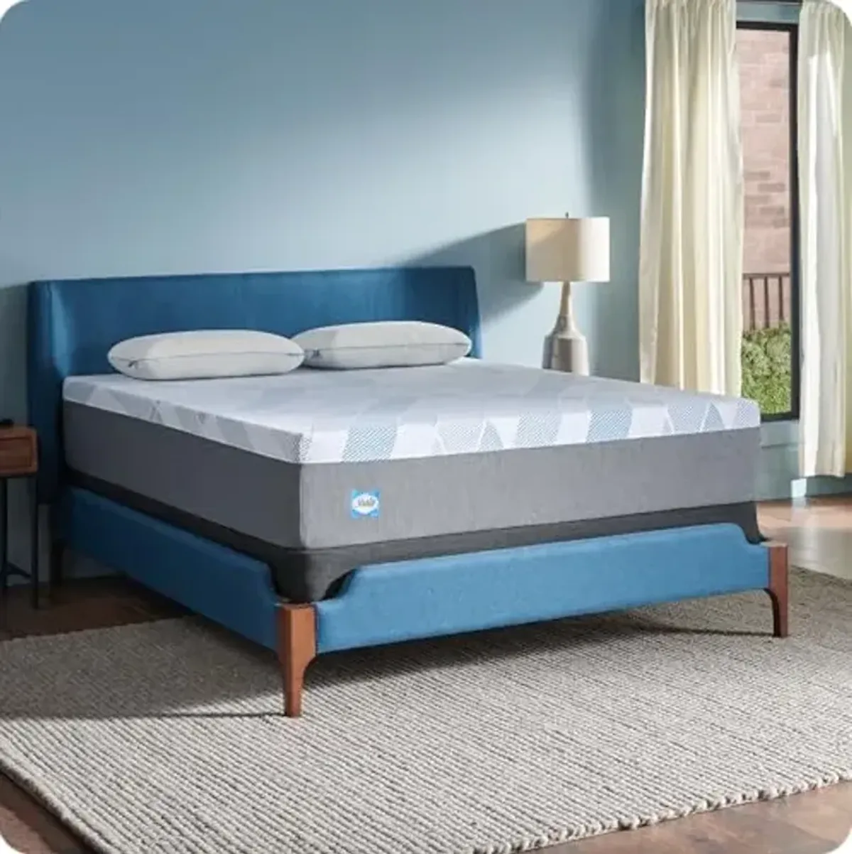 Sealy Dreamlife 12” Hybrid Mattress-in-a-Box, Twin XL, SealyComfort Gel Memory Foam, SealyResponsive Encased Coils, Surface-Guard Technology