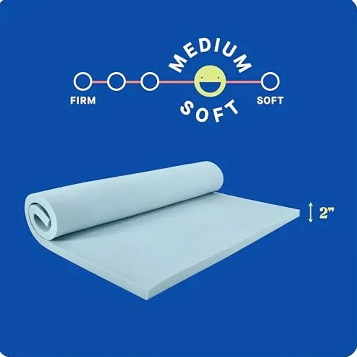Sealy Dreamlife 2” Gel Memory Foam Twin XL Mattress Topper with SealyComfort Gel Foam, 1 Year Limited Warranty, Made in The USA