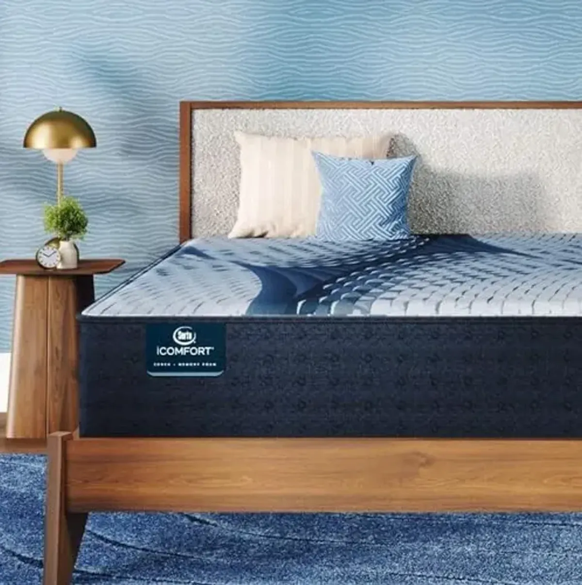 Serta iComfort - Iona 13" Plush King Memory Foam Mattress - Pressure-Relieving, Cooling, and Supportive for a Restorative Sleep - 100 Night Trial, CertiPUR-US Certified