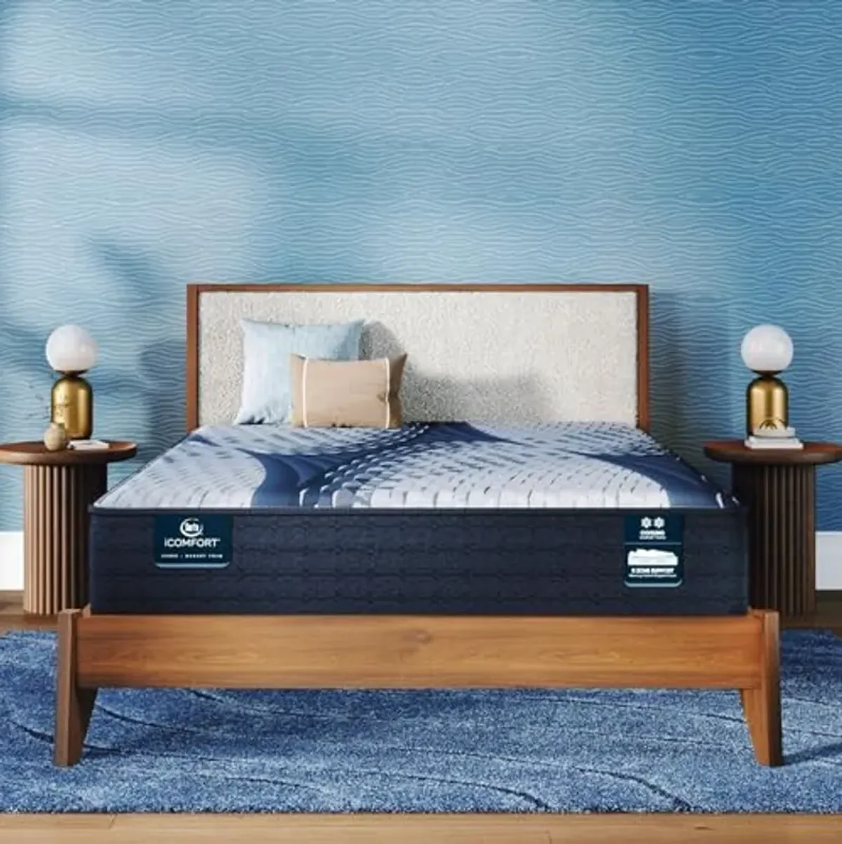 Serta iComfort - Aveda 12" Plush Twin XL Memory Foam Mattress - Pressure-Relieving, Cooling, and Supportive for a Restorative Sleep - 100 Night Trial, CertiPUR-US Certified