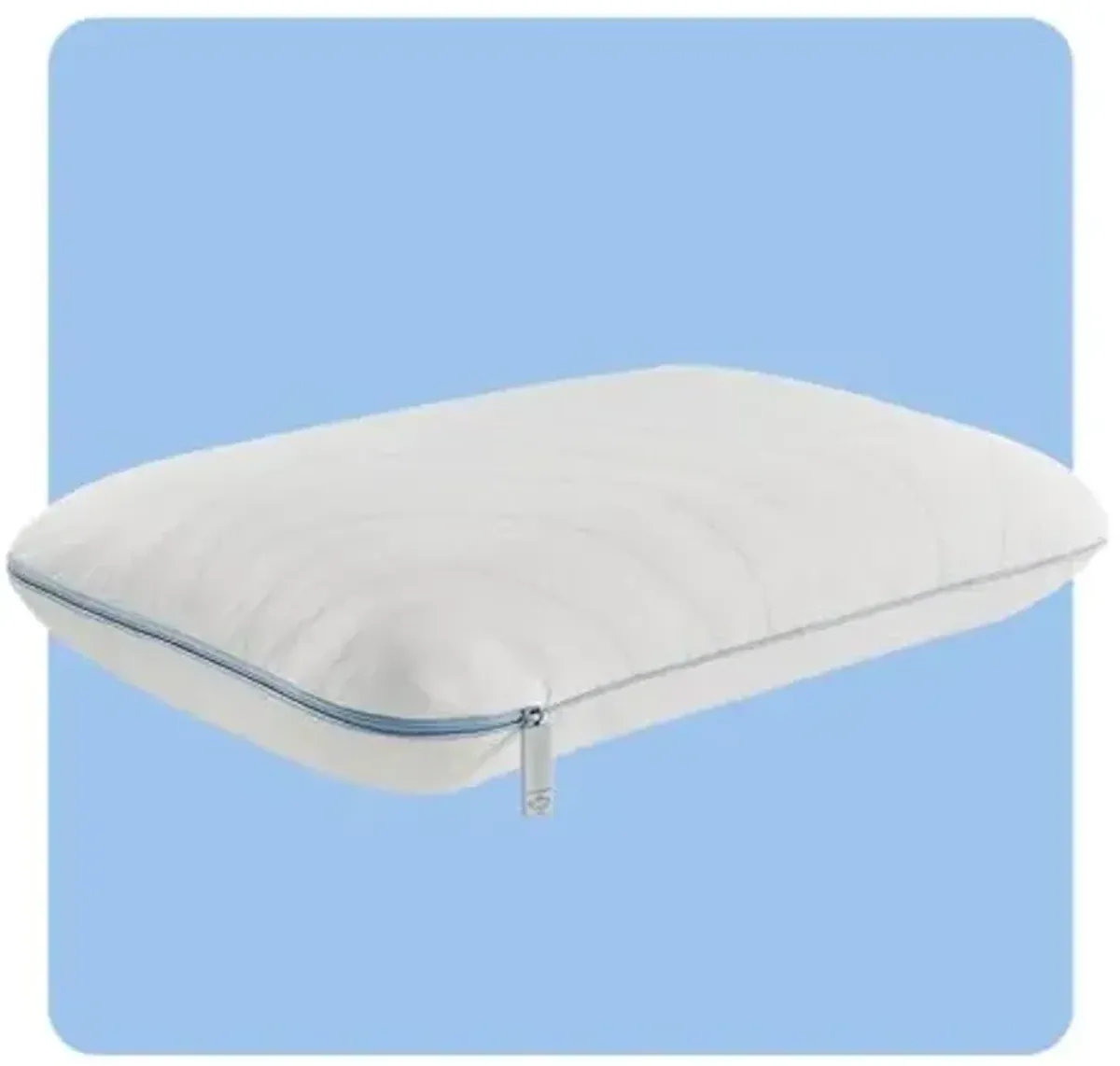 SEALY Dreamlife Queen Size Memory Foam Cooling Pillow with Surface Guard Technology, Removable Machine-Washable Cover, 1 Year Limited Warranty, White