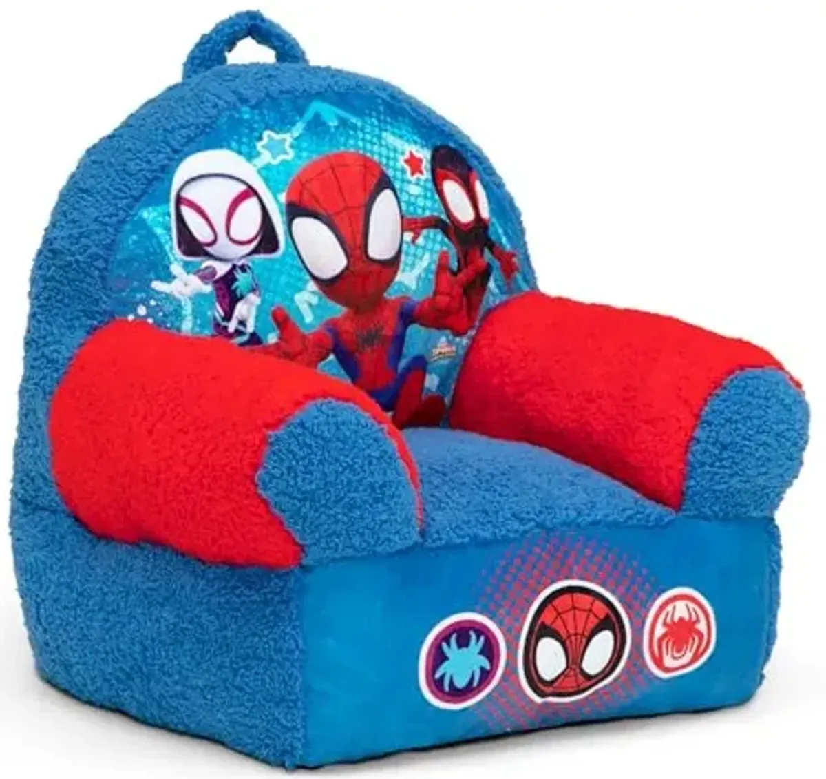 Delta Children - Spidey and His Amazing Friends Cozee Buddy Kids Chair, Blue