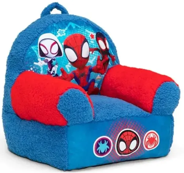 Delta Children - Spidey and His Amazing Friends Cozee Buddy Kids Chair, Blue
