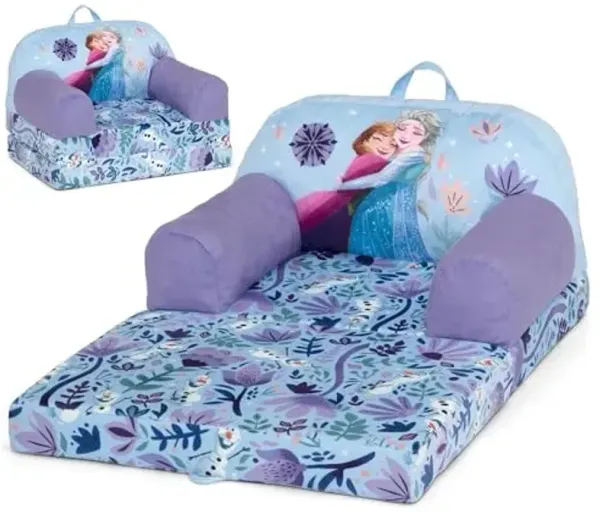 Delta Children - Disney Frozen Cozee Buddy Flip-Out Kids Chair, Purple