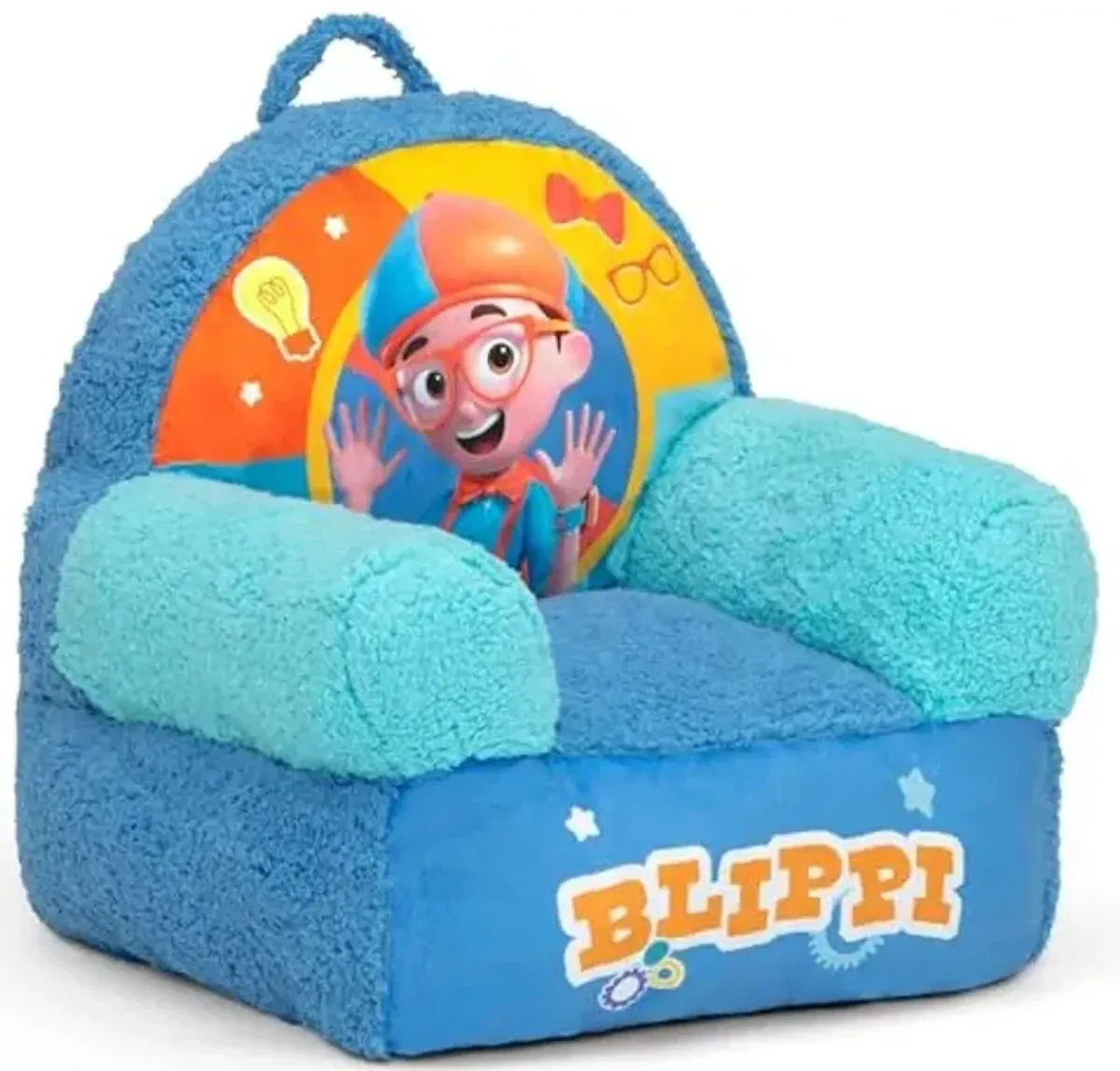 Delta Children - Blippi Cozee Buddy Kids Chair, Blue