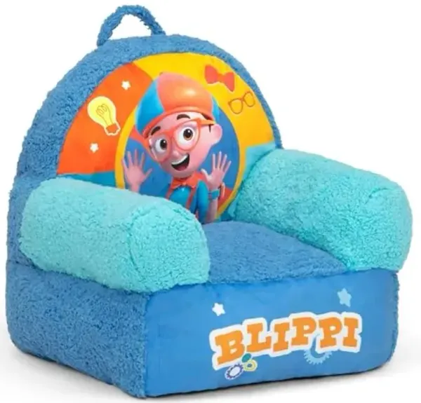 Delta Children - Blippi Cozee Buddy Kids Chair, Blue