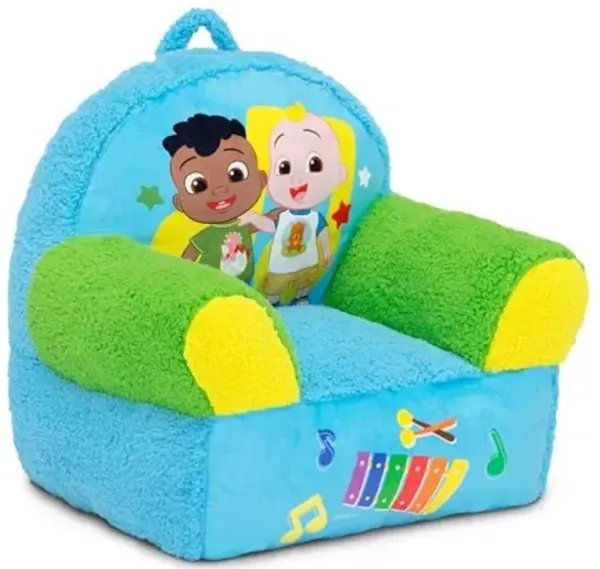 Delta Children - CoComelon Cozee Buddy Kids Chair, Blue