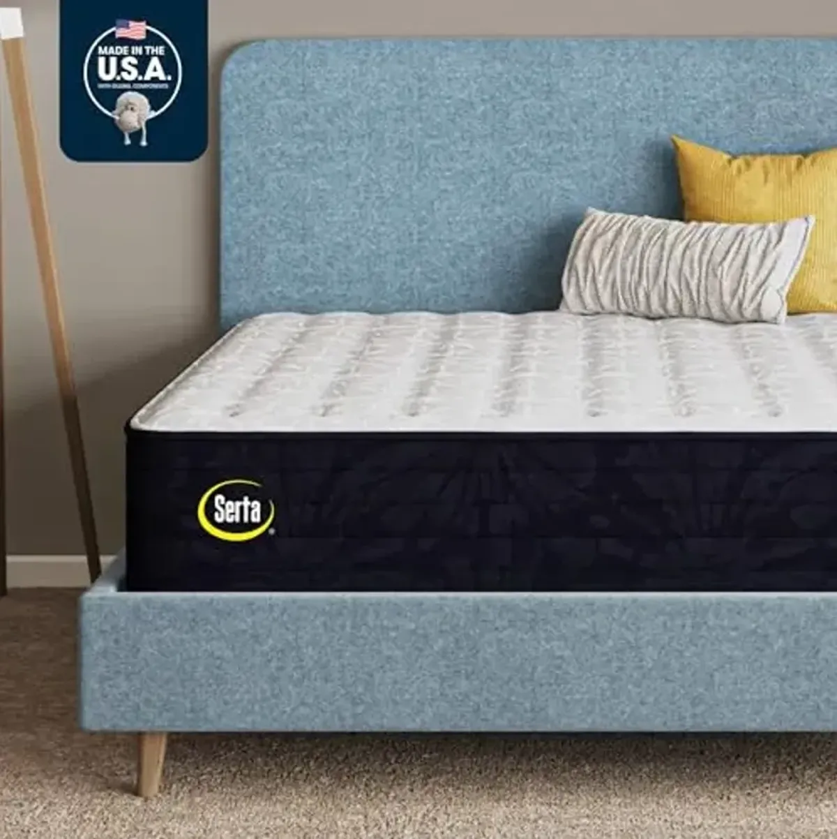 Serta Classic Clarks Hill Elite 2.0, Medium 13.5" King Mattress, Zoned Support, Cooling, Breathable and Pressure Relieving - 100 Night Trial, CertiPUR-US Certified