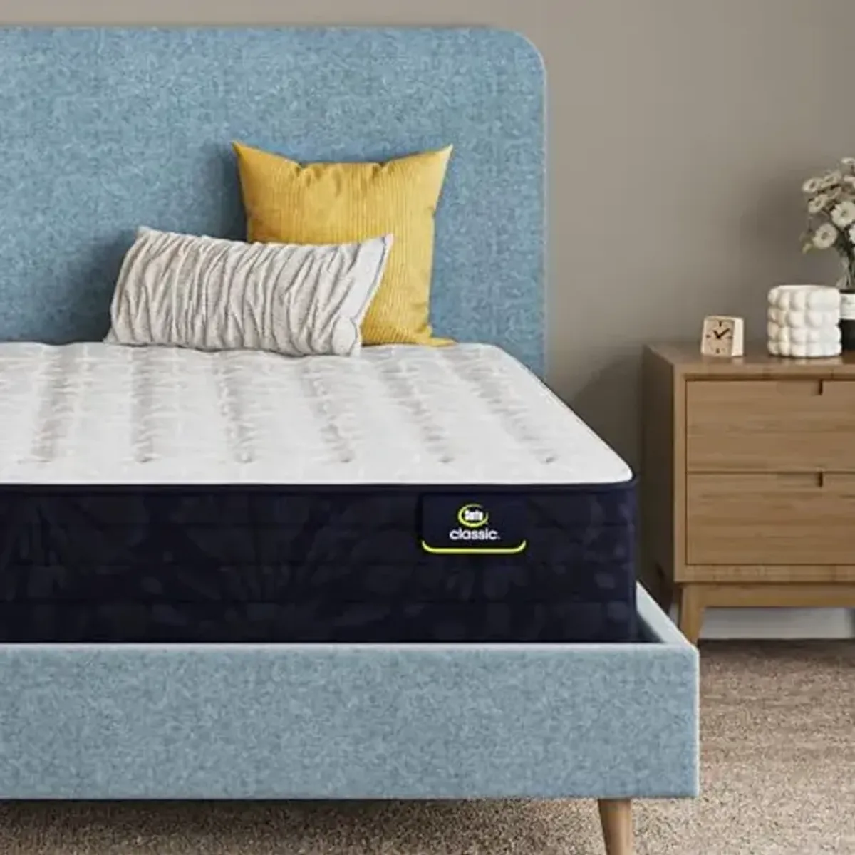 Serta Classic Clarks Hill Elite 2.0, Firm 13" Full Mattress, Zoned Support, Cooling, Breathable and Pressure Relieving - 100 Night Trial, CertiPUR-US Certified