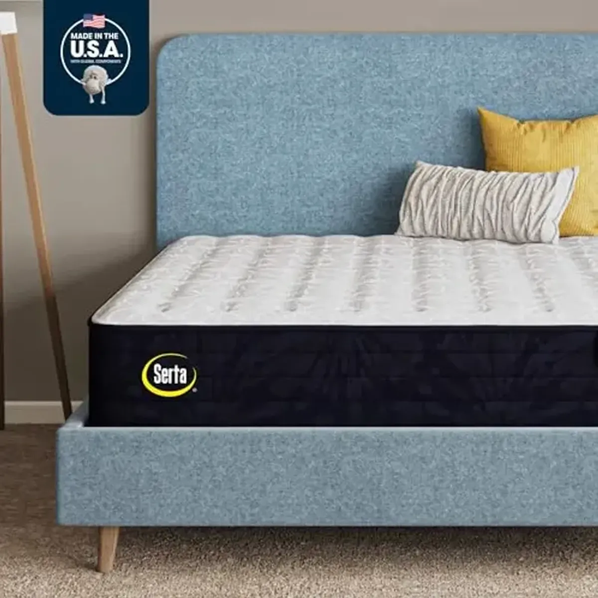 Serta Classic Clarks Hill Elite 2.0, Firm 13" Full Mattress, Zoned Support, Cooling, Breathable and Pressure Relieving - 100 Night Trial, CertiPUR-US Certified