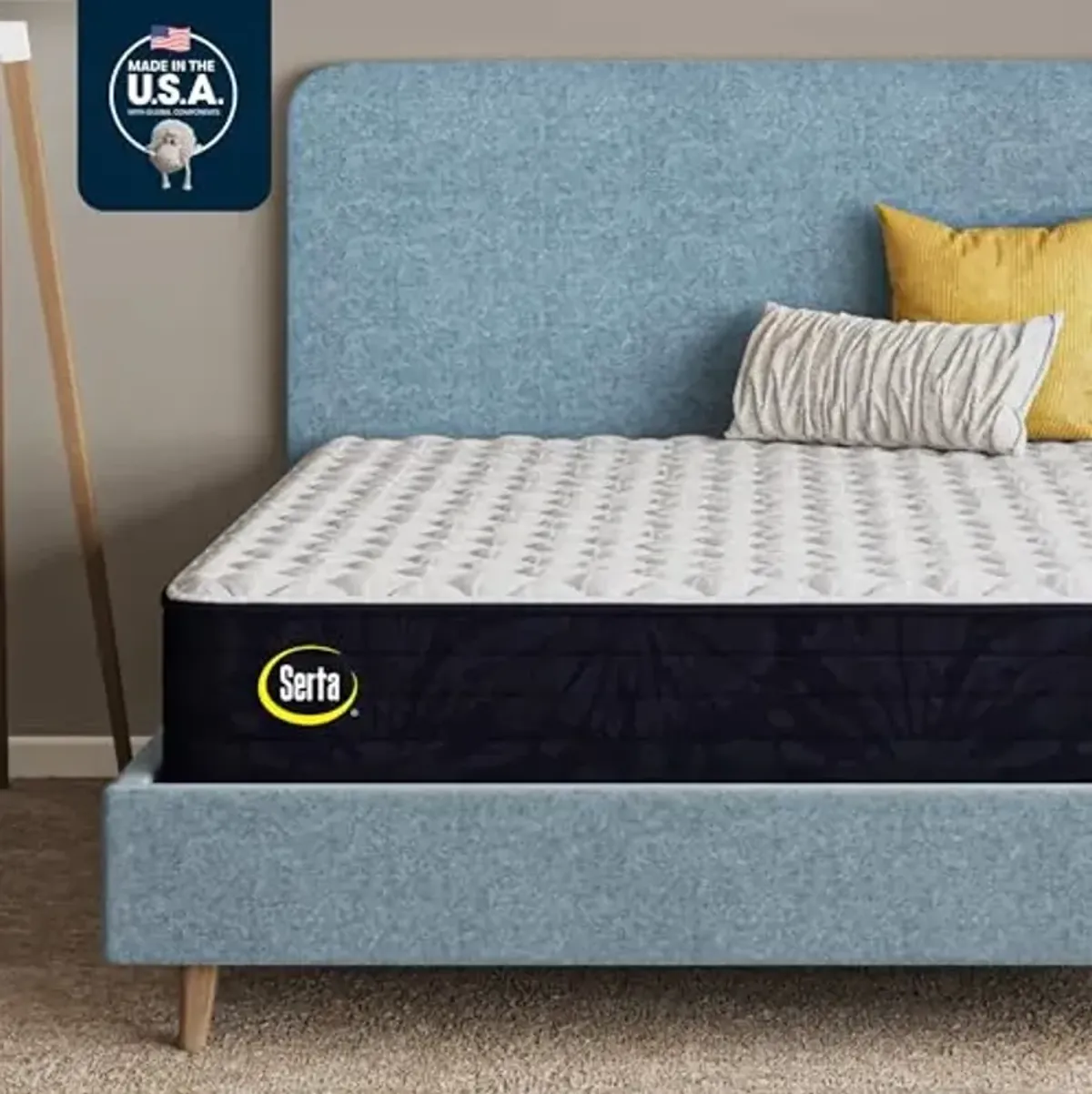 Serta Classic Clarks Hill 2.0, Firm 12.5" King Mattress, Zoned Support, Cooling, Breathable and Pressure Relieving - 100 Night Trial, CertiPUR-US Certified