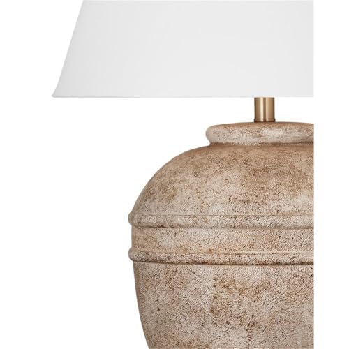 Bassett Mirror Company Ashland Table Lamp in Cream Resin