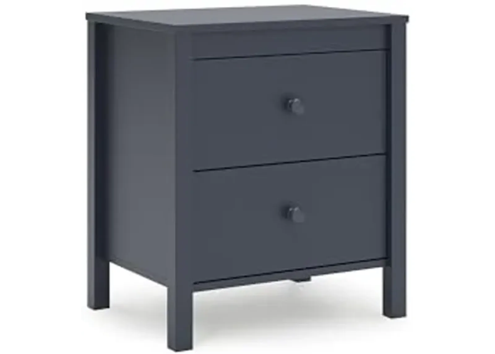 Signature Design by Ashley Simmenfort 2 Drawer Nightstand, Navy Blue