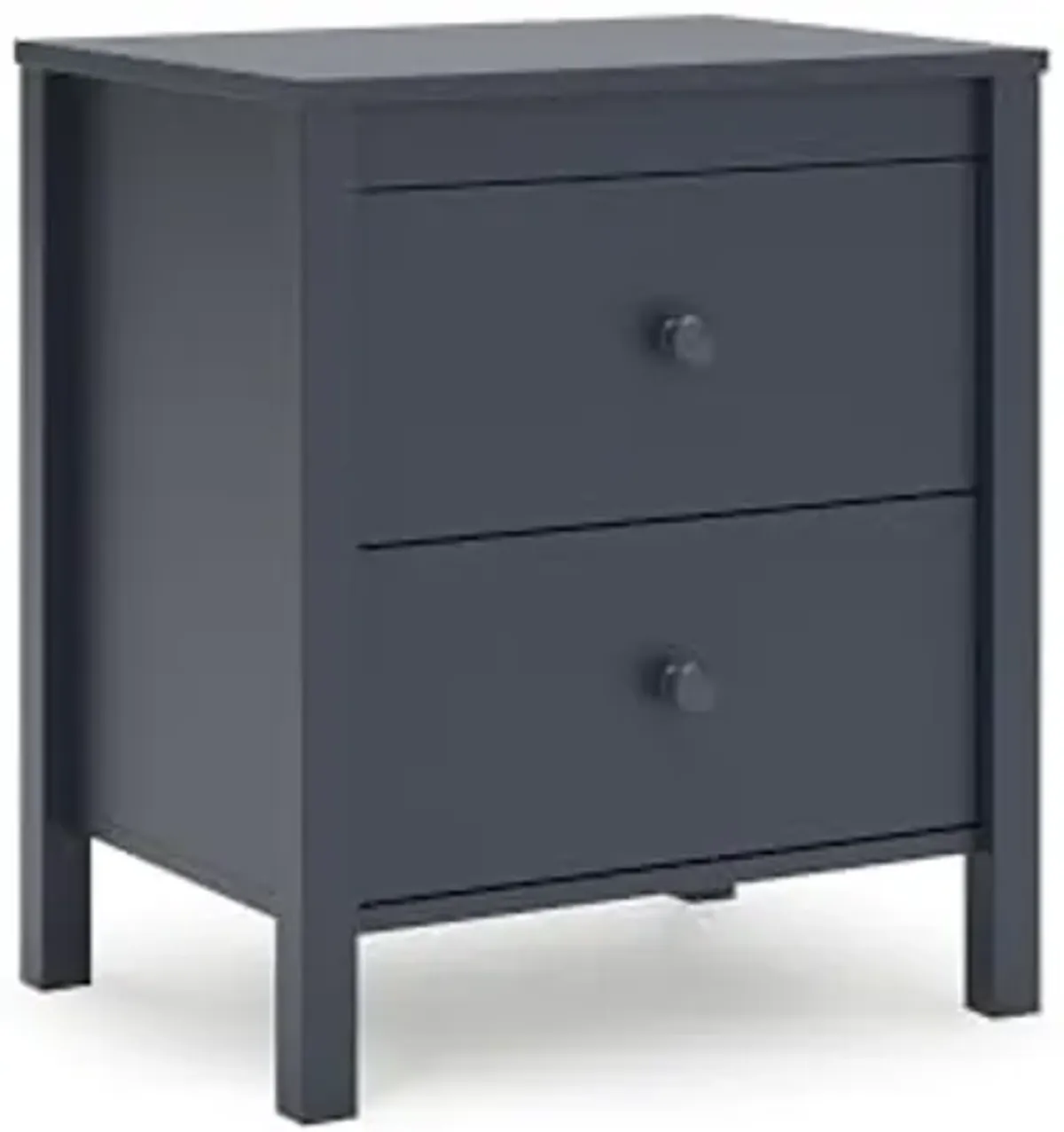 Signature Design by Ashley Simmenfort 2 Drawer Nightstand, Navy Blue