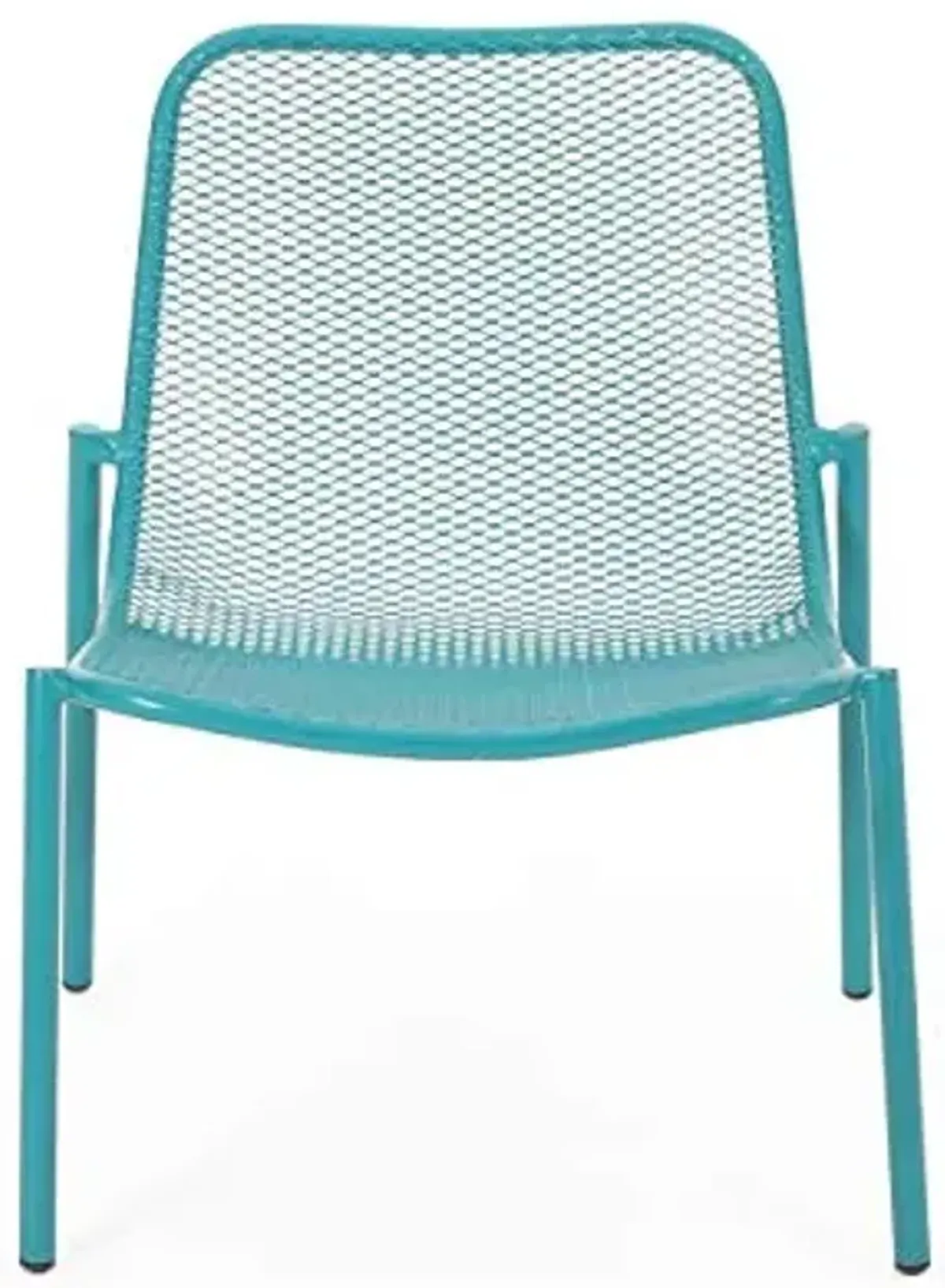 Christopher Knight Home Bucknell Outdoor Modern Dining Chair (Set of 2), Matte Teal
