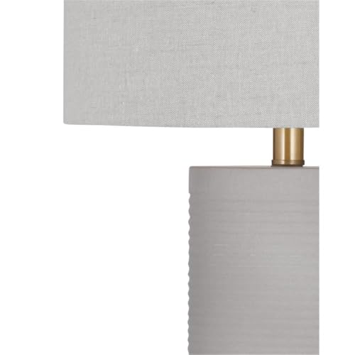 Bassett Mirror Company Tano Table Lamp in Gray Metal