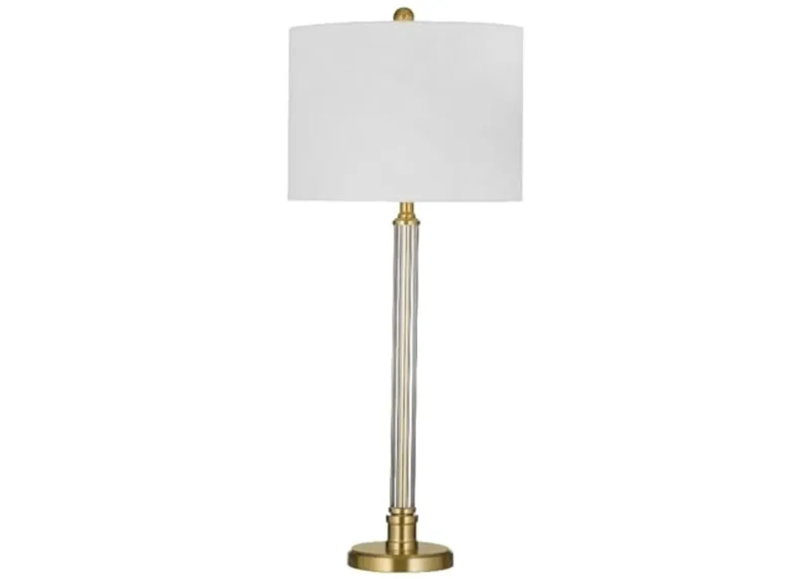 Bassett Mirror Company Yukon Table Lamp in Brass Metal