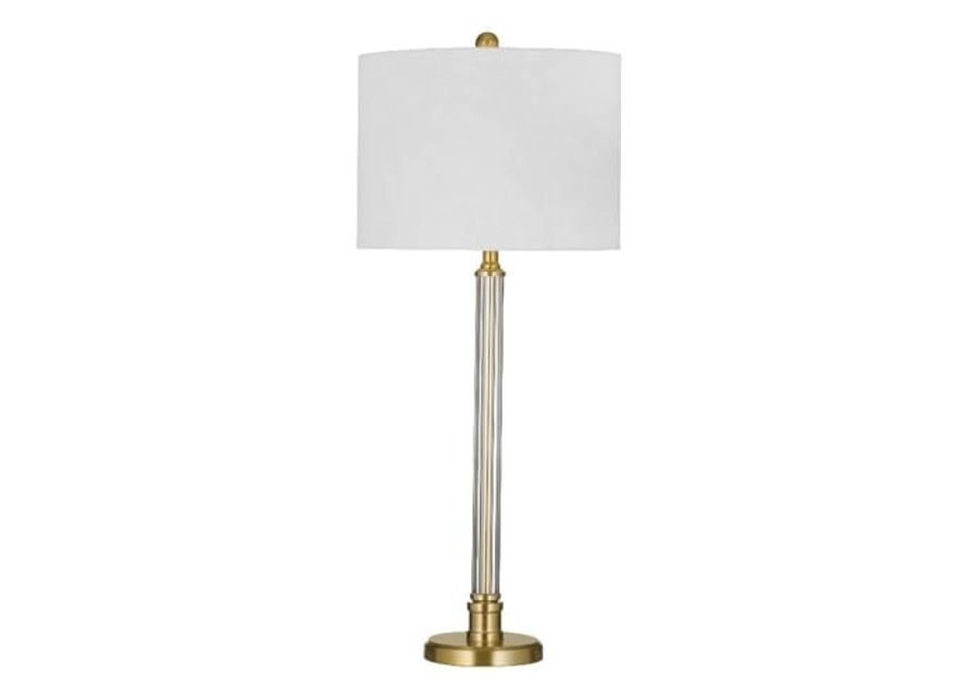 Bassett Mirror Company Yukon Table Lamp in Brass Metal