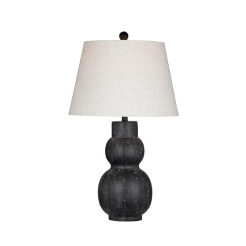 Bassett Mirror Company Cabo Rojo Table Lamp in Black Resin