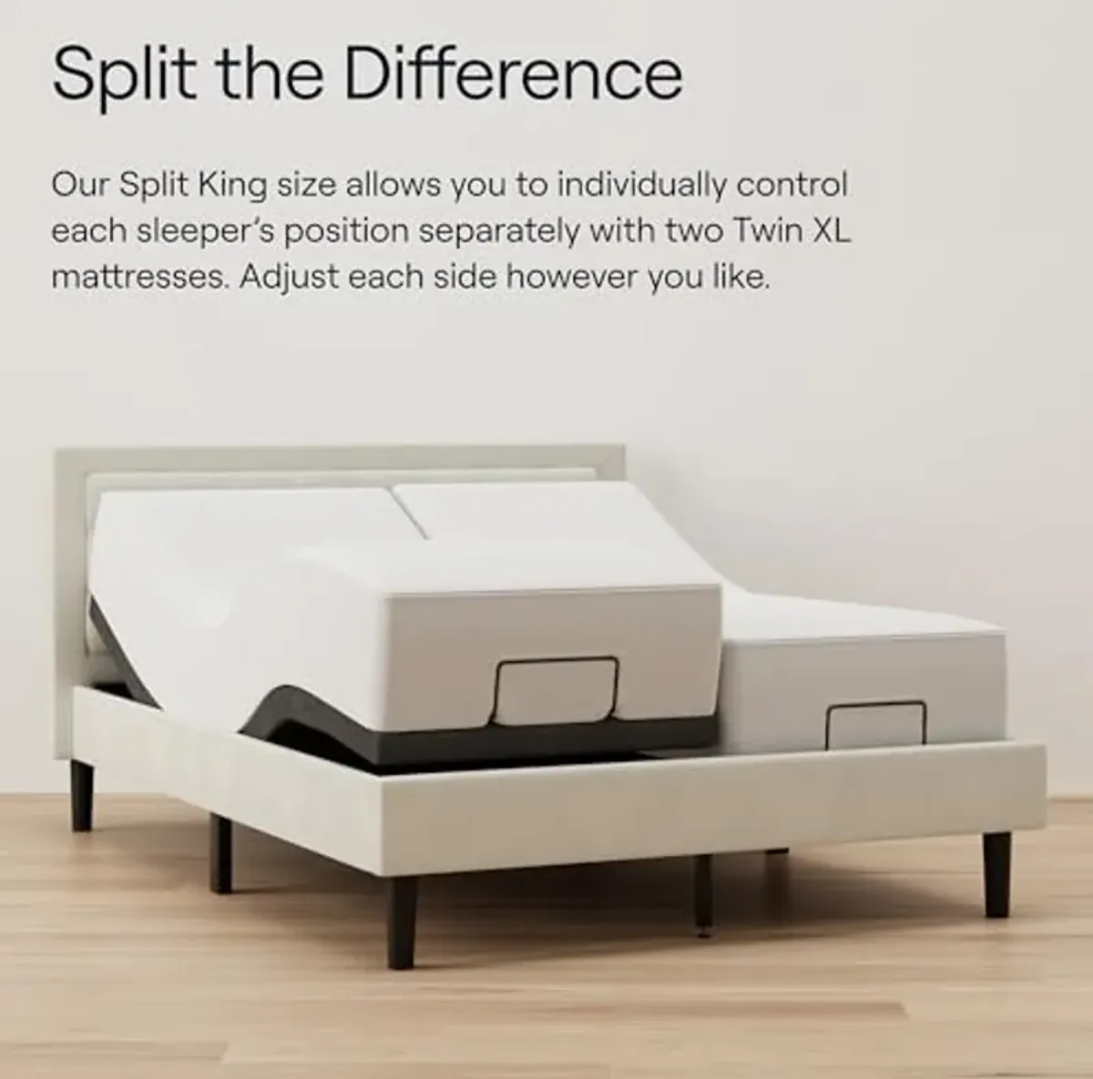 Nectar Split King Classic Adjustable Base & 13” Mattress - Head & Foot Incline - Medium Firm Gel Memory Foam - Cooling Tech - Wireless Remote with Memory - 365-Night Mattress Trial & Forever Warranty