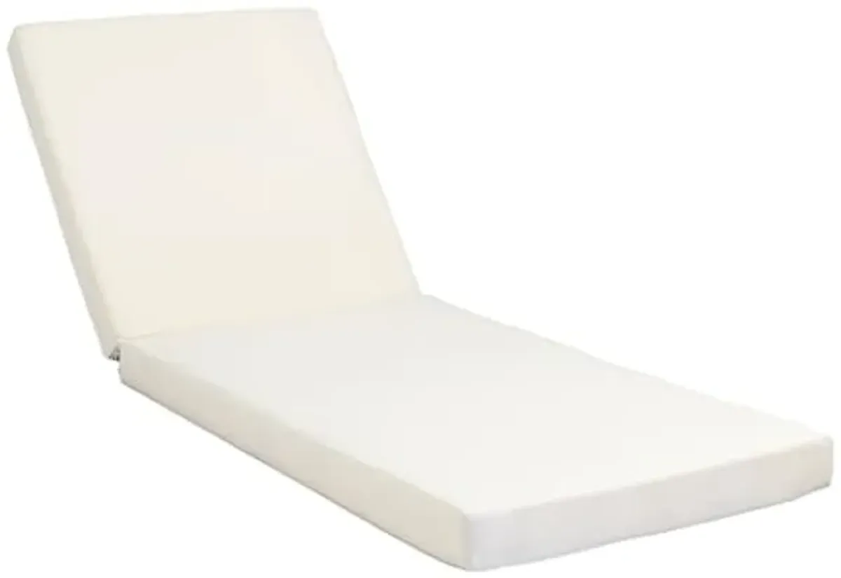 Christopher Knight Home Broadway Outdoor Chaise Lounge Cushion Only, Cream