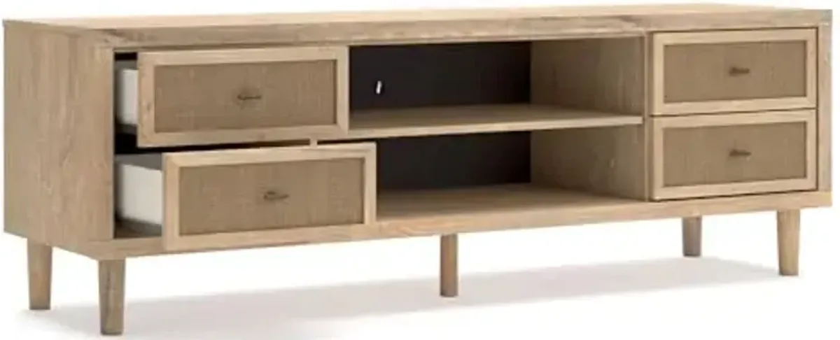 Signature Design by Ashley Cielden Light Brown 72" TV Stand for TVs up to 82"