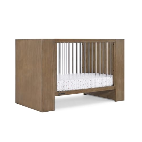 Delta Children Aerin 4-in-1 Convertible Crib - Greenguard Gold Certified, Aged Oak