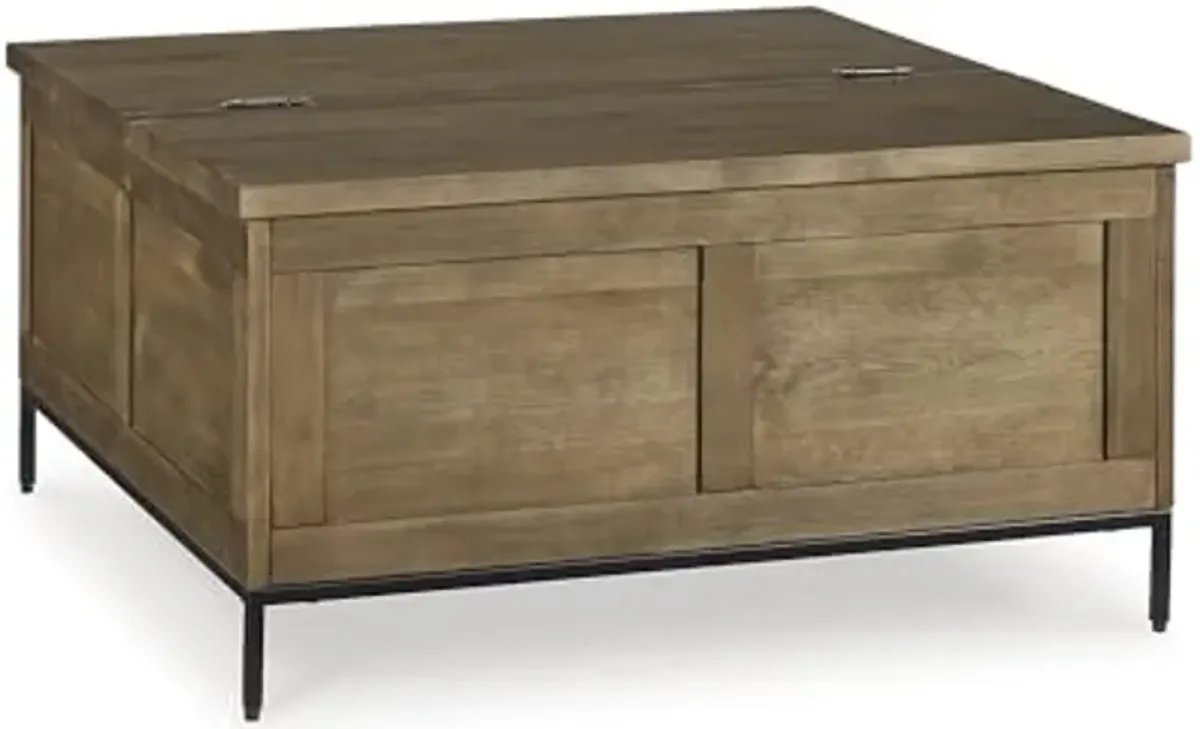 Ashley Furniture Torlanta Brown Lift-Top Coffee Table